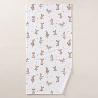 toalla de baño de yoga para perro de pelo corto Ch