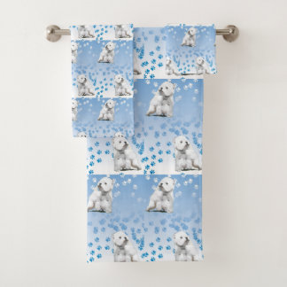 Toalla de baño del oeste de Terrier de la montaña