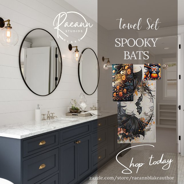 Toalla de baño divertida y espeluznante de Hallowe (Subido por el creador)