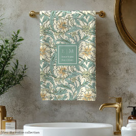 Toalla de baño estilo Art Nouveau Morris