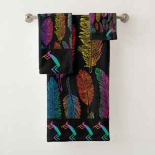 Toalla de baño Kokopelli del suroeste