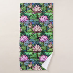 Toalla de baño Lotus de vidrio templado