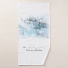 Toalla de baño nubes