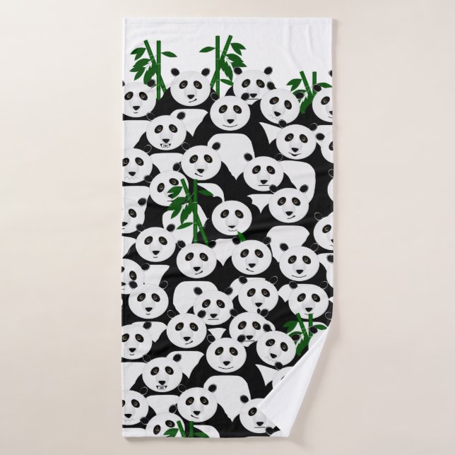 Toalla de baño Pandas (Toalla de baño)