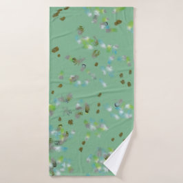 Toalla de baño para aves del bosque