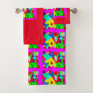 Toalla de baño para decorador