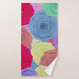 Toalla de baño para rosas