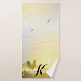 Toalla de baño personalizada Sunny Morning Farm Co