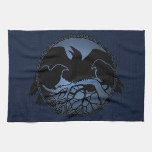 Toalla de baño Raven First Nations Raven Art Tea T