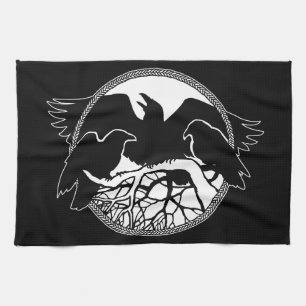 Toalla de baño Raven First Nations Raven Art Tea T