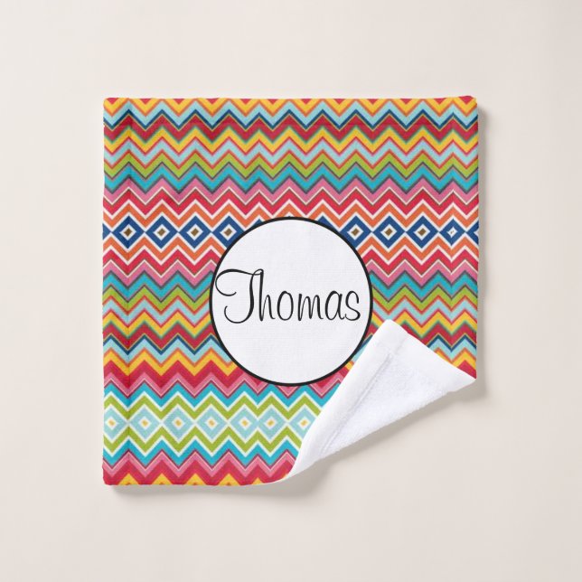 Toalla De Baño Set Chevron (Toallita)