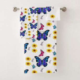 Toalla de baño Set de mariposas