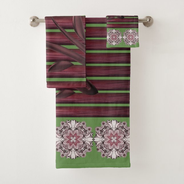 Toalla de baño Set Floral (In situ)