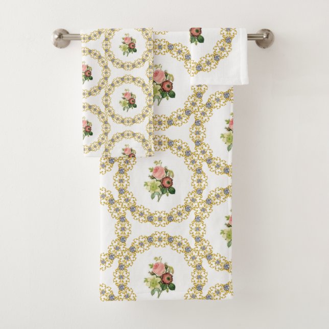 Toalla de baño Set Floral (In situ)