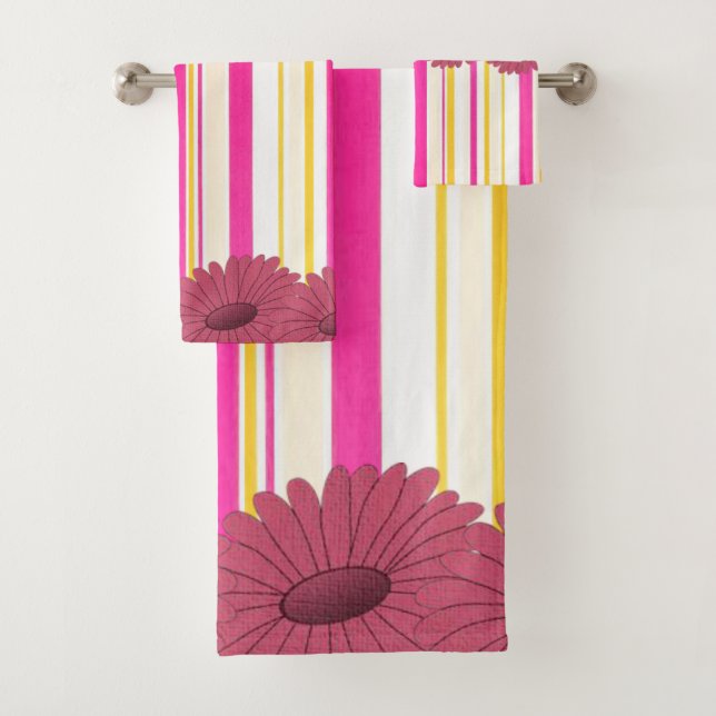 Toalla de baño Set Floral (In situ)