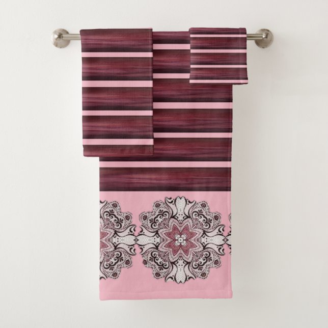 Toalla de baño Set Floral (In situ)