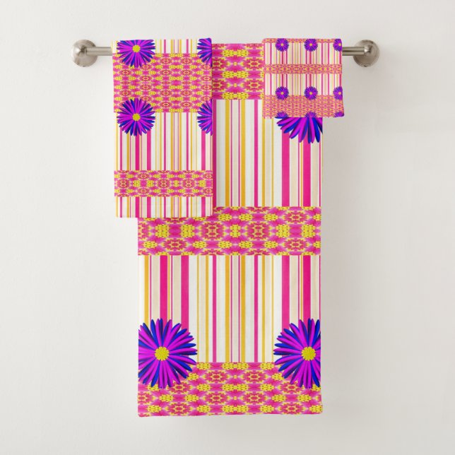 Toalla de baño Set Floral (In situ)