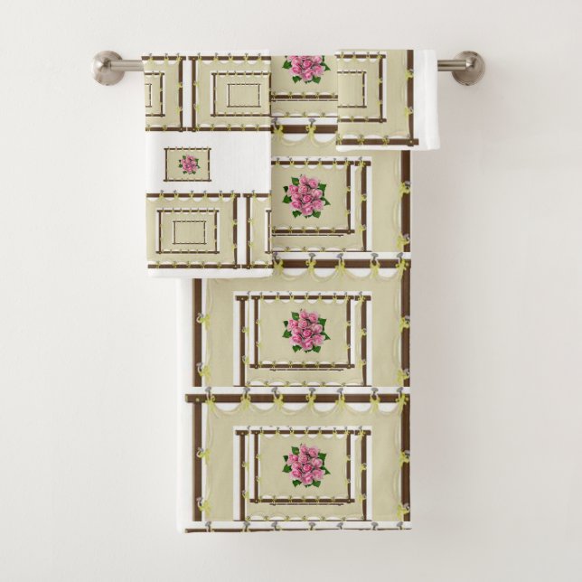 Toalla de baño Set Floral (In situ)