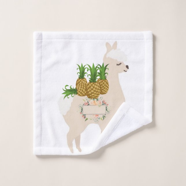 Toalla de baño Set Floral Fruit Llama (Toallita)