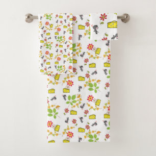Toalla de baño set harina de ratones de ratón ques