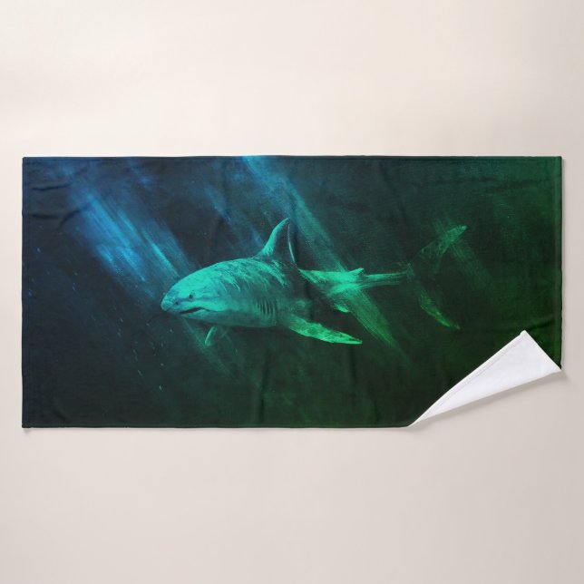 Toalla de baño Shark 30 X 60 (Toalla de baño)