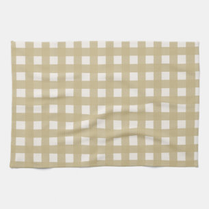 Toalla de baño Tan Checker