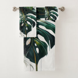 Toalla De Baño Trópica De Monstera Sale