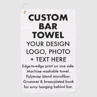 Toalla de bar personalizada personalizado con ganc