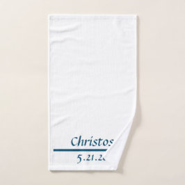 Toalla de bautismo