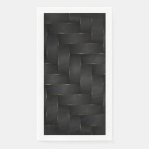 Toalla de bienvenida de la servilleta de papel