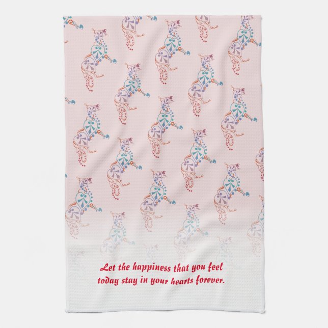 Toalla de boda (Vertical)