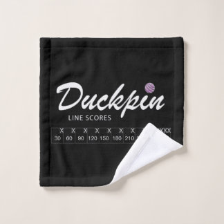 Toalla de boliche Duckpin personalizada