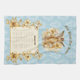 Toalla de calendario 2026 Ángel de la Guarda Bonit