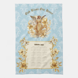 Toalla de calendario 2026 Ángel de la Guarda Bonit