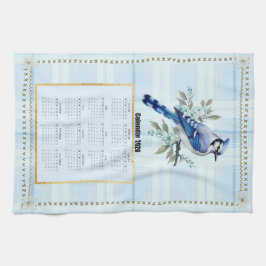 Toalla de calendario 2026 Bluejay 2