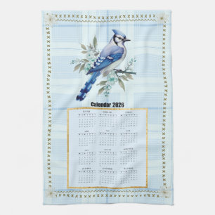 Toalla de calendario 2026 Bluejay 2