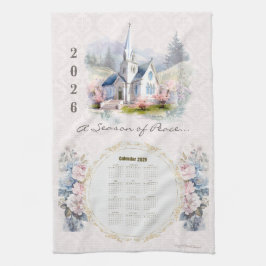 Toalla de calendario 2026 Iglesia Una temporada de