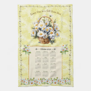 Toalla de calendario de 2024 regalo de Dios