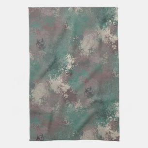 Toalla de camo de madera de riesgo biológico