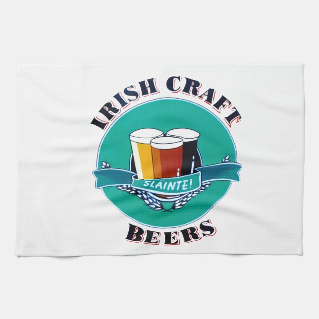 Toalla de cerveza irlandesa (Horizontal)