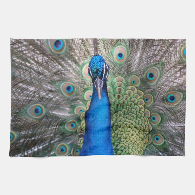 Toalla de cocina - 018 Peacock (Horizontal)