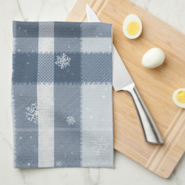 Toalla de cocina a cuadros gris minimalista – Neut