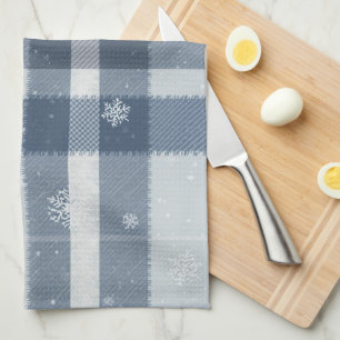 Toalla de cocina a cuadros gris minimalista – Neut