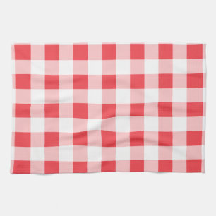 Toalla de Cocina a Cuadros Rosados