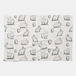 Toalla de cocina a mano del modelo el | de los