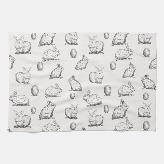 Toalla de cocina a mano del modelo el | de los (Horizontal)