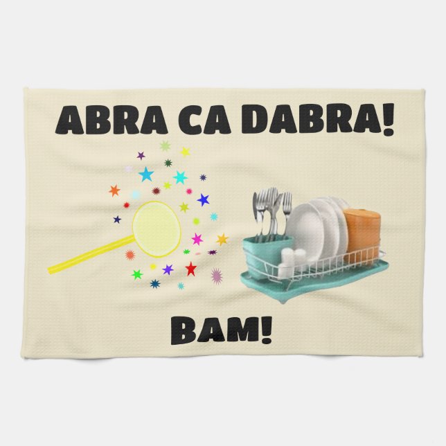 Toalla de cocina Abra Ca Dabra Bam (Horizontal)