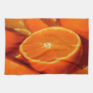 Toalla de cocina anaranjada 16" x 24"