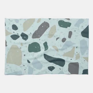Toalla de cocina Aqua Blue Blob