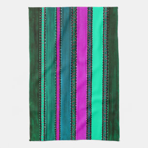Toalla de cocina arcoiris de Guatemala